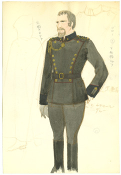 「ペレアスとメリザンド」ゴロー衣装デザイン画