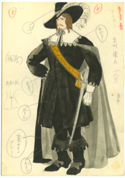 「魔弾の射手」オトカー衣装デザイン画