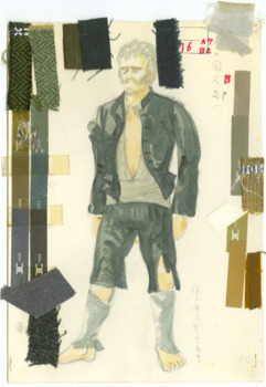 「フィデリオ」囚人衣装デザイン画