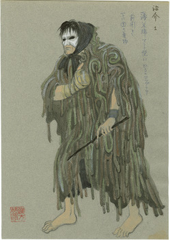 「新・地獄変」治介衣装デザイン画