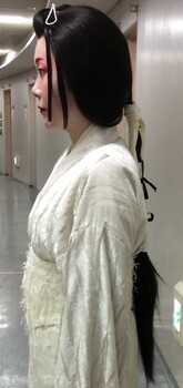 「紫苑物語」かつら画像