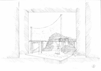 「鹿鳴館」スケッチ