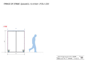 「PRINCE OF STRIDE THE LIVE STAGE Episode.3」道具図面