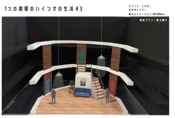 1つの部屋のいくつかの生活 #36団体プロデュース_舞台模型