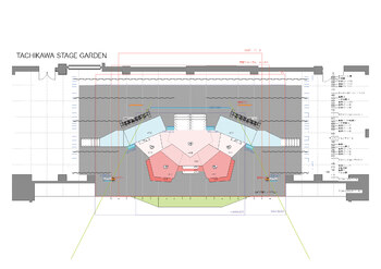 「MANKAI STAGE A3! Troupe LIVE SPRING 2021」平面図案