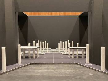 「市民と創造する演劇 『悲劇なんてまともじゃない』」模型写真