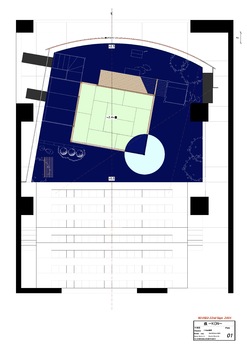 「ラインの黄金」ラインの娘達A衣装デザイン画