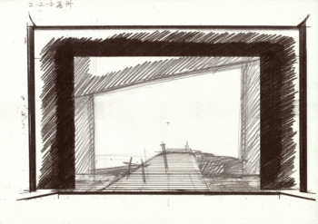 「ラブ・レター」デザイン画 1993•新宿駅