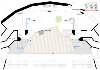 「白鳥の湖」3幕デザイン画