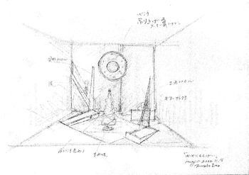 バレエコンサート「ジゼル」1幕デザイン画