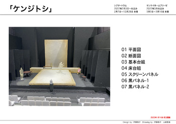「ケンジトシ 」図面表紙