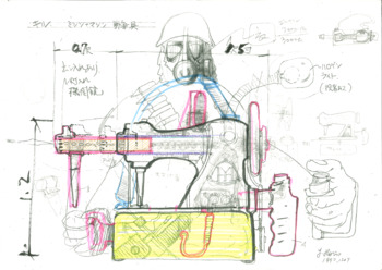 名古屋城菊人形展「孫悟空」10景デザイン画