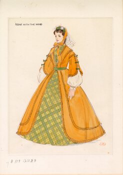 「風と共に去りぬ」 デザイン画