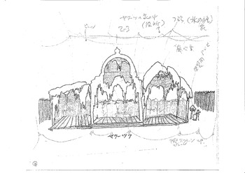 「幾春別 -いく春か別れし」スケッチ