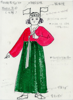 「仕掛花火`90」スケッチ