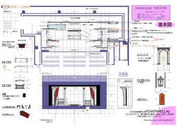CANTARELLAカンタレラ2016〜愛と裏切りの毒薬〜  平面/正面図