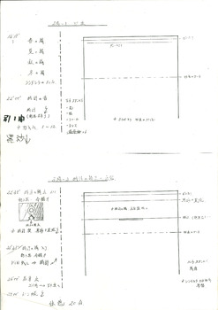 「世阿弥」衣装スケッチ