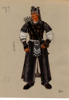 「建・TAKERU」衣装デザイン画