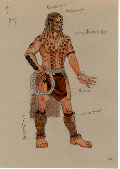 「建・TAKERU」舟士衣装デザイン画